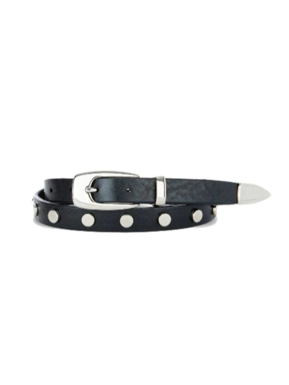 Brave Leather Black Wanamaker Leather Belt